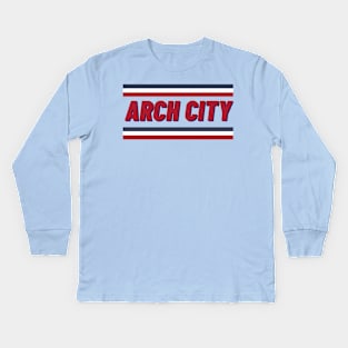 Arch City Powder Blue v3 Kids Long Sleeve T-Shirt